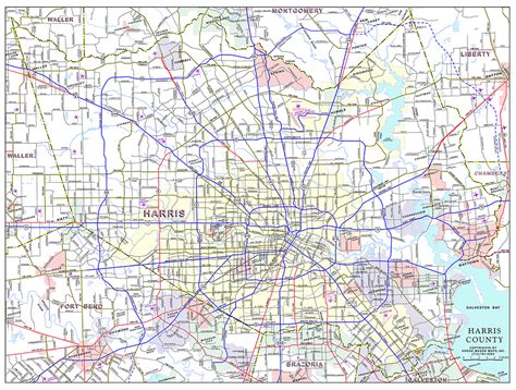 Printable Houston Area Zip Code Map