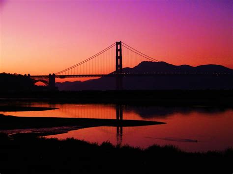 Golden Gate Bridge Sunset From Crissy Fieldphoto By Auston Groth