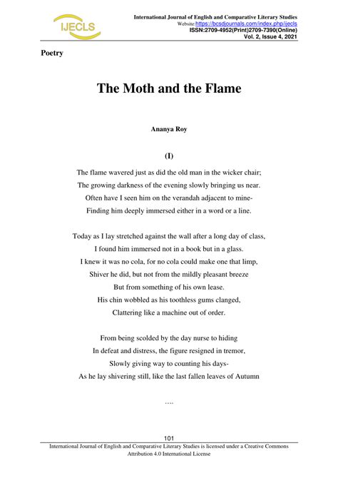 Pdf The Moth And The Flame