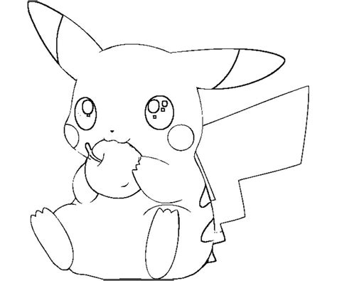 81 Dessins De Coloriage Pikachu à Imprimer Sur Page 8