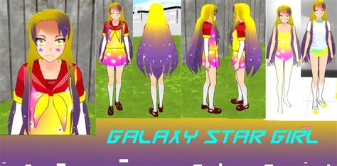 Galaxy Star Girlyandere Sim Skin By Toysoriana On Deviantart