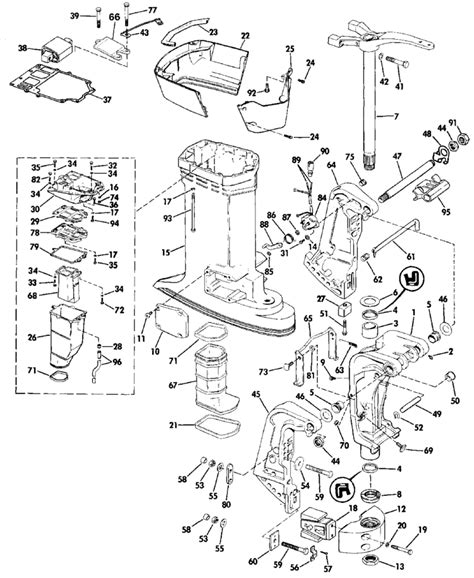 1987 Mercury Outboard Parts Diagram