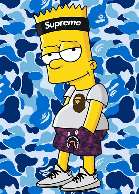 Download Simpson Supreme Wallpaper Cool Ass In Simpsons Iphone