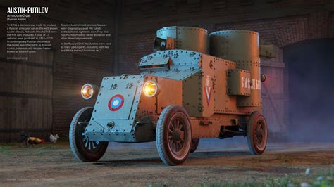 Austin Putilov Armored Car Finished Projects Blender Artists Community