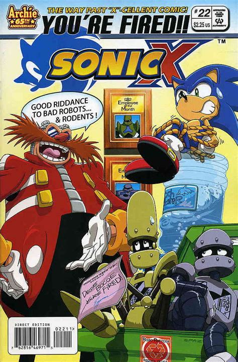 Sonic X 22 Vfnm Archie The Hedgehog Comic Books Modern Age