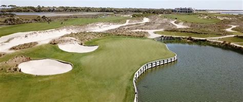 The Ocean Course Kiawah Island 10th 17 Green 18th Holes From Left To Right Golf