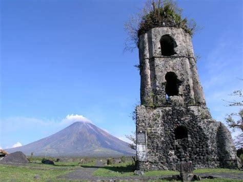 Haunting Ruins In The Shadow Of The Mayon Volcano Urban Ghosts
