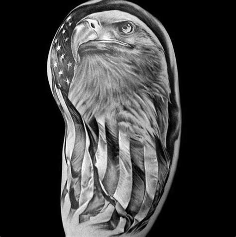 Bald Eagle Head Tattoo