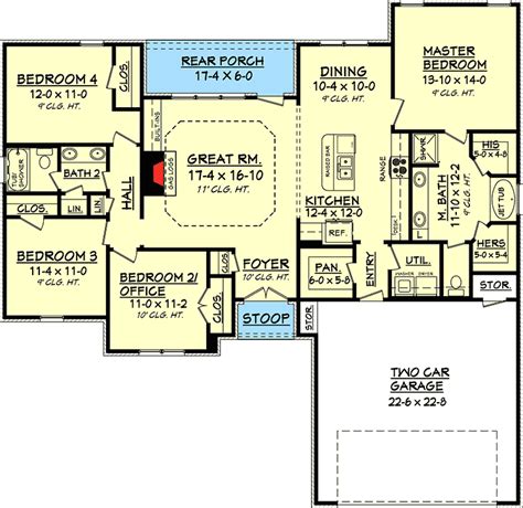 Ideal Floor Plan 11768hz Architectural Designs House Plans