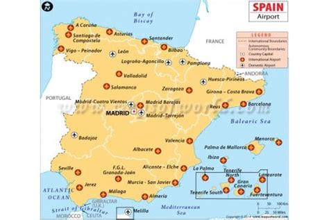 Buy Spain Airport Map