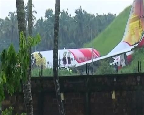 First Pics Air India Express Plane Breaks Into 2 While Landing In Kerala