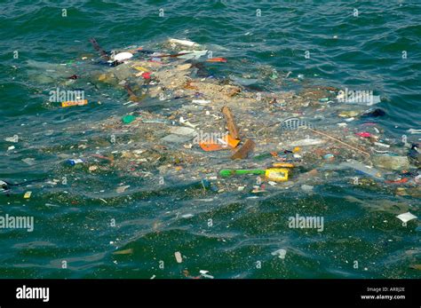 Sea Pollution By Plastic And Trash Stock Photo Alamy