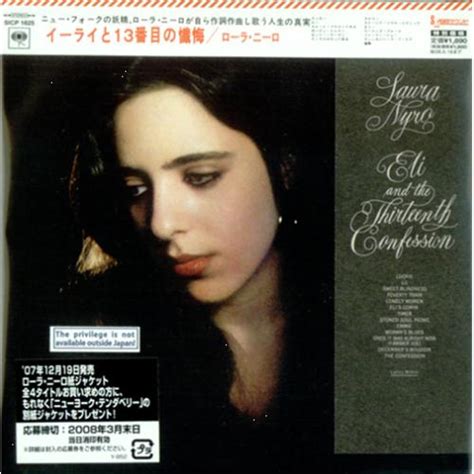 Laura Nyro Eli And The Thirteenth Confession Japanese Cd Album Cdlp