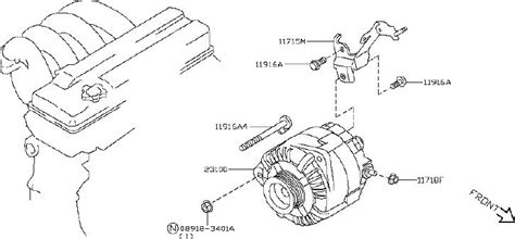 Nissan Maxima Alternator. System, Electrical - 23100-7Y020 | BURIEN