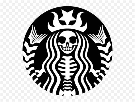 Scary Starbucks Logo Starbucks Icon Png Blackstarbucks Logo