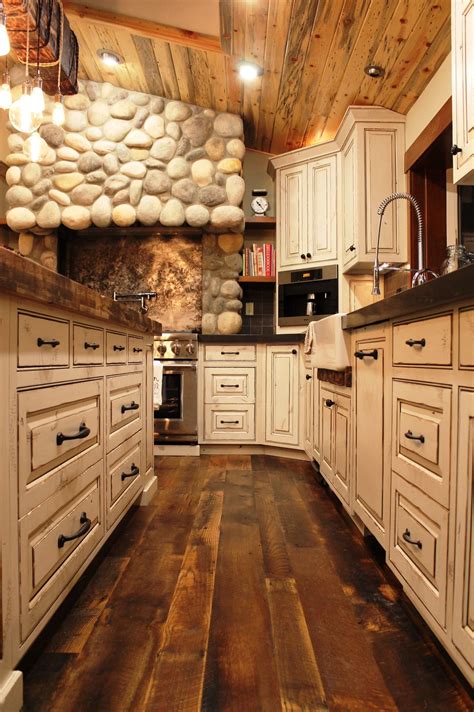 Rustic Cream Distressed Kitchen Cabinets The Best Kitchen Ideas