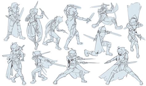 Sword Reference Drawing Reference Poses Art Reference Nurzhan Dual