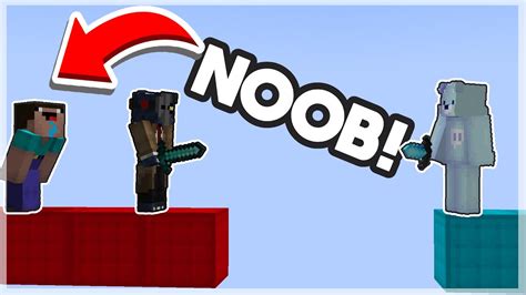 Can I Carry This Noob In Bedwars Youtube