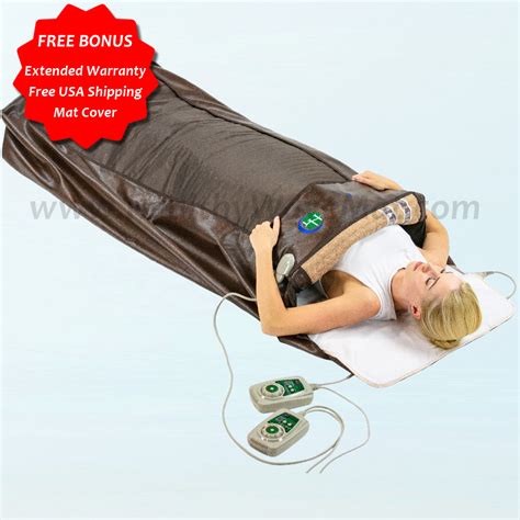 Healthy Wave Infrared Sauna Wrap 4 Therapy Infrared Pemf Mat Combo 72