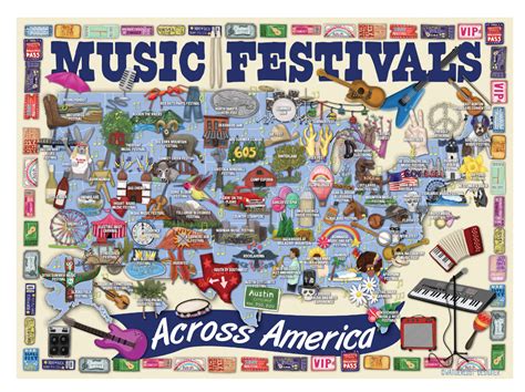 Music Festivals Across America Puzzles The Good Tree