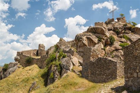Ruins Of The Medieval Markovi Kuli Castle Stock Photo Image Of
