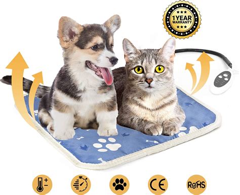 Heated Cat Bed Pet Heating Pad For Kittens Cats Puppies