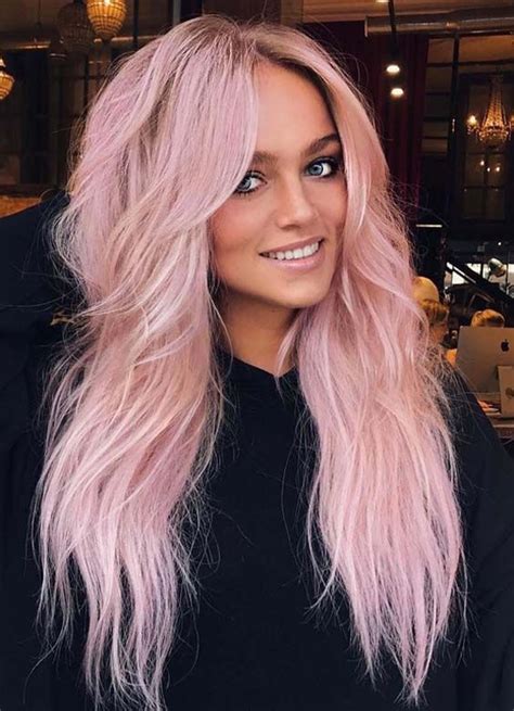 See Here The Hottest Ideas Of Pink Hair Colors For Long Hair To Sport