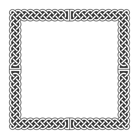 Celtic Knots Vector Medieval Borders And Corner Elements ⬇ Vector Image
