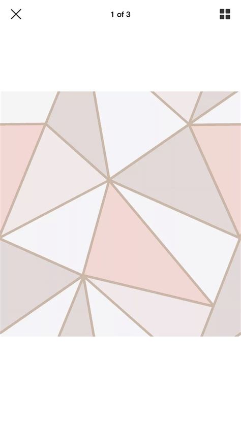 Apex Pink Last 4 Left Geometric Triangle Wallpaper Wall Paint