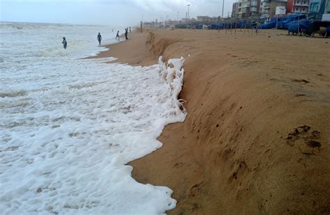 Violent Sea Waves Trigger Four Feet Deep Erosion In Puris Shoreline
