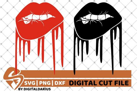 Free Dripping Lips Free Biting Lip Svg Svg Png Eps Dxf File