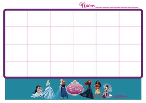This printable classroom sticker chart is a fantastic resource for keeping track of your students' feelings and rewarding positive. Sticker Chart Princesses FREE • KraftiMama