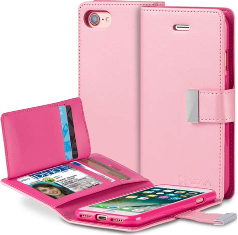 Vena Iphone Se 2020 Iphone 7 8 Case Vdiary Slim Tri Fold Leather Wallet Case