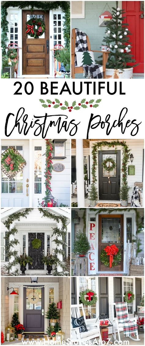 20 Beautiful Christmas Porch Ideas Home Stories A To Z