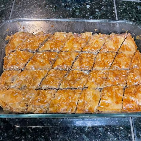Empires Classic Honeyed Phyllo Pastry Baklava My Mother Kitchen
