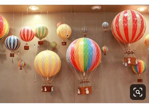 Hot Air Ballon Craft Hot Air Balloons Art Hot Air Balloon Nursery
