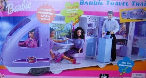 Barbie Travel Train Vehicle Playset With Sounds Electronic Moving