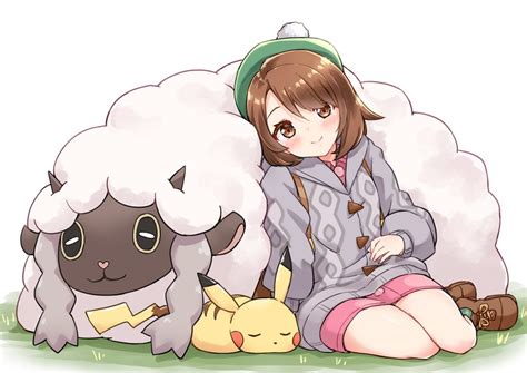 Pikachu Gloria And Wooloo Pokemon And 1 More Drawn By Profnote
