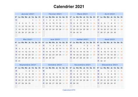 Janvier 2021, février 2021, mars 2021, avril 2021, mai 2021, juin 2021 . Calendrier 2021 à imprimer gratuit en PDF et Excel