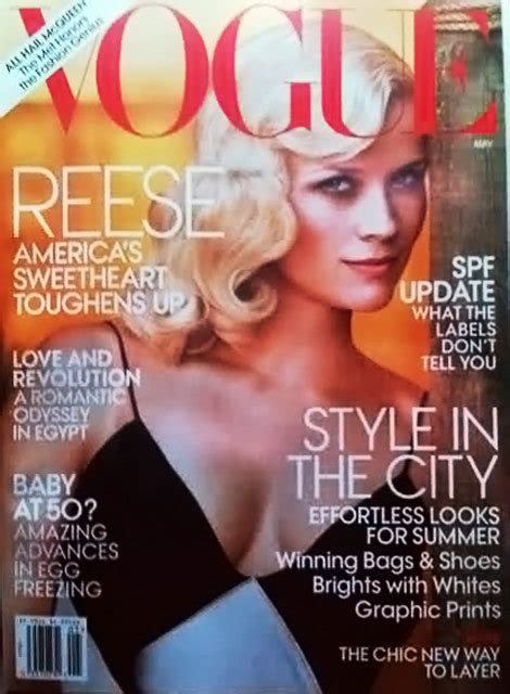 Reese Witherspoon S Vogue May Stylefrizz