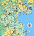 Tourist map of surroundings of Dundalk