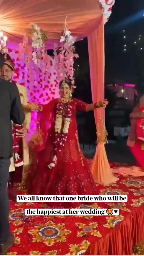 We All Know That One Bride Who Will Be The Happiest At Her Wedding 😍♥️ Wedding Dance Songs