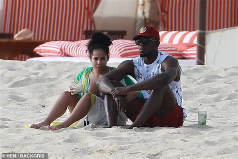 Usain Bolt And Stunning Bikini Clad Girlfriend Kasi Bennett Enjoy Sun Kissed Break In Mexico