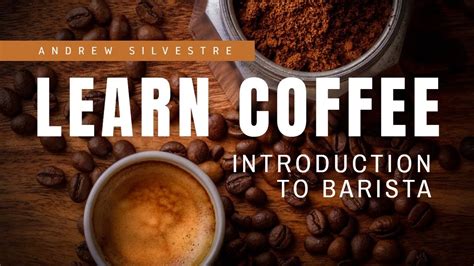 Barista Training Nc2 Tesda Learn Introduction To Coffee Youtube