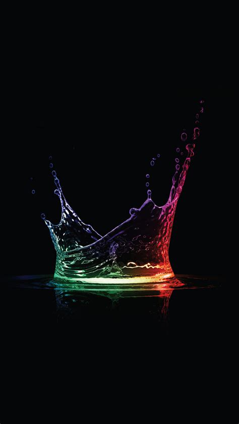 Colorful Water Drops Iphone Wallpapers Free Download