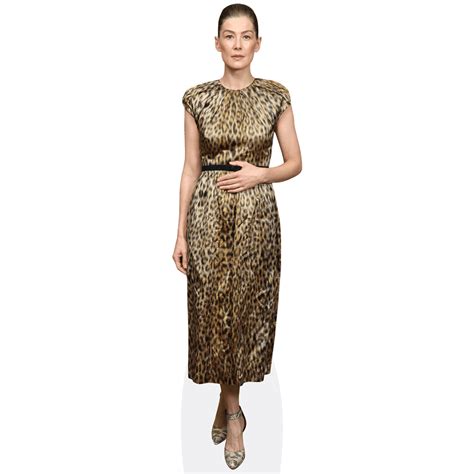 Rosamund Pike Gold Dress Life Size Cutout Standee