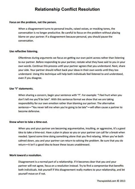 9 Best Couples Counseling Activitiesworksheets Images On