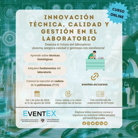 Curso de Innovación técnica calidad y gestión en el laboratorio