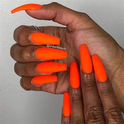 43 Of The Best Orange Nail Art Ideas And Designs Stayglam