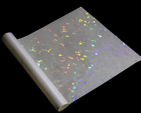 Transparent Holographic Film For Prints Usa Size A4 Ans Rolls